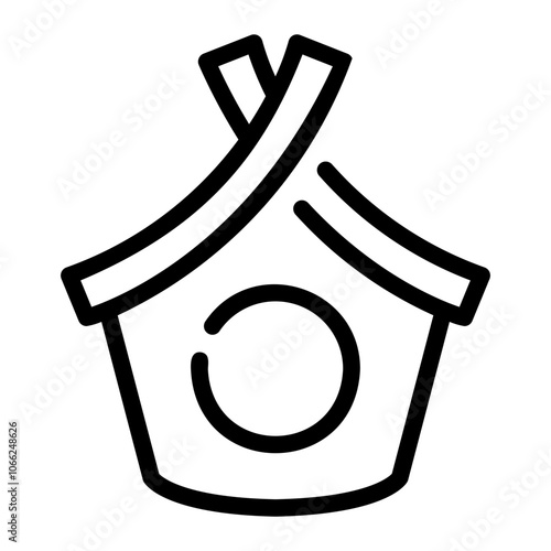 birdhouse Line Icon