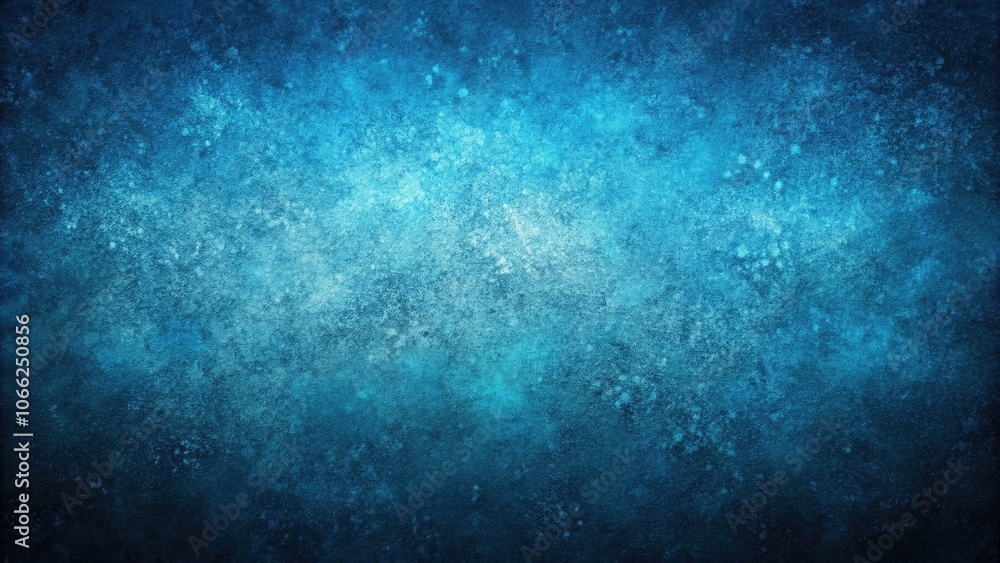 Obraz premium Blue Grainy Background with Dark Abstract Noise Texture for Posters, Banners, and Cover Designs - Perfect for Creative and Modern Projects