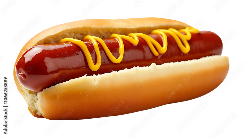 a hot dog with mustard and ketchup a hot dog with mustard and ketchup