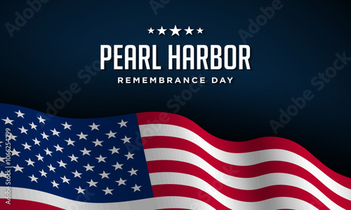 National Pearl Harbor Remembrance Day Background Design.