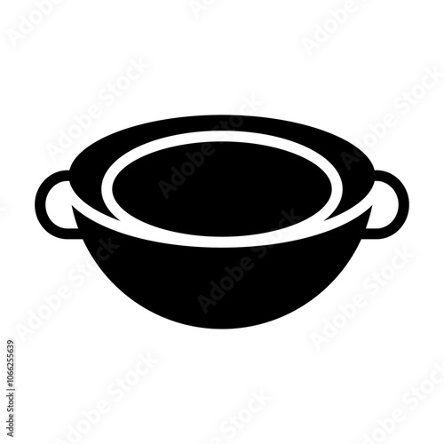 Cooking Pan Solid Icon