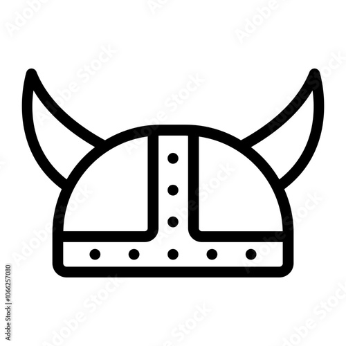 Helmet Viking icon