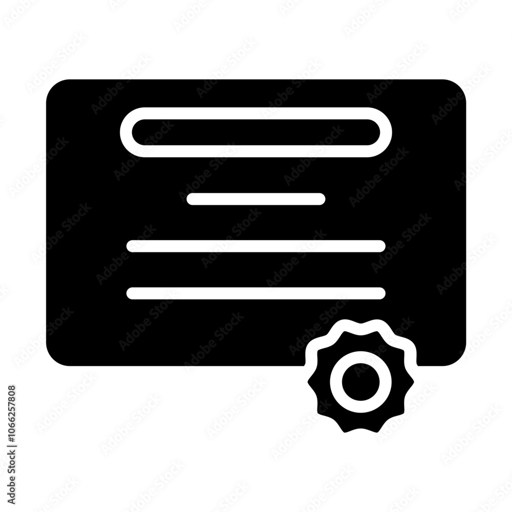 Legal Document solid icon Legal Document solid icon
