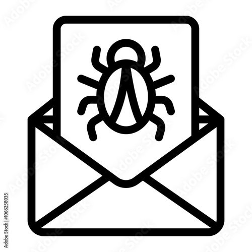 Mail Malware Icon