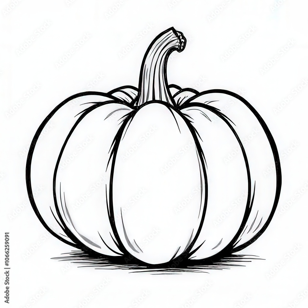 High-quality black and white clipart pumpkin design, ideal for seasonal cards, educational materials, or crafts High-quality black and white clipart pumpkin design, ideal for seasonal cards, educational materials, or crafts