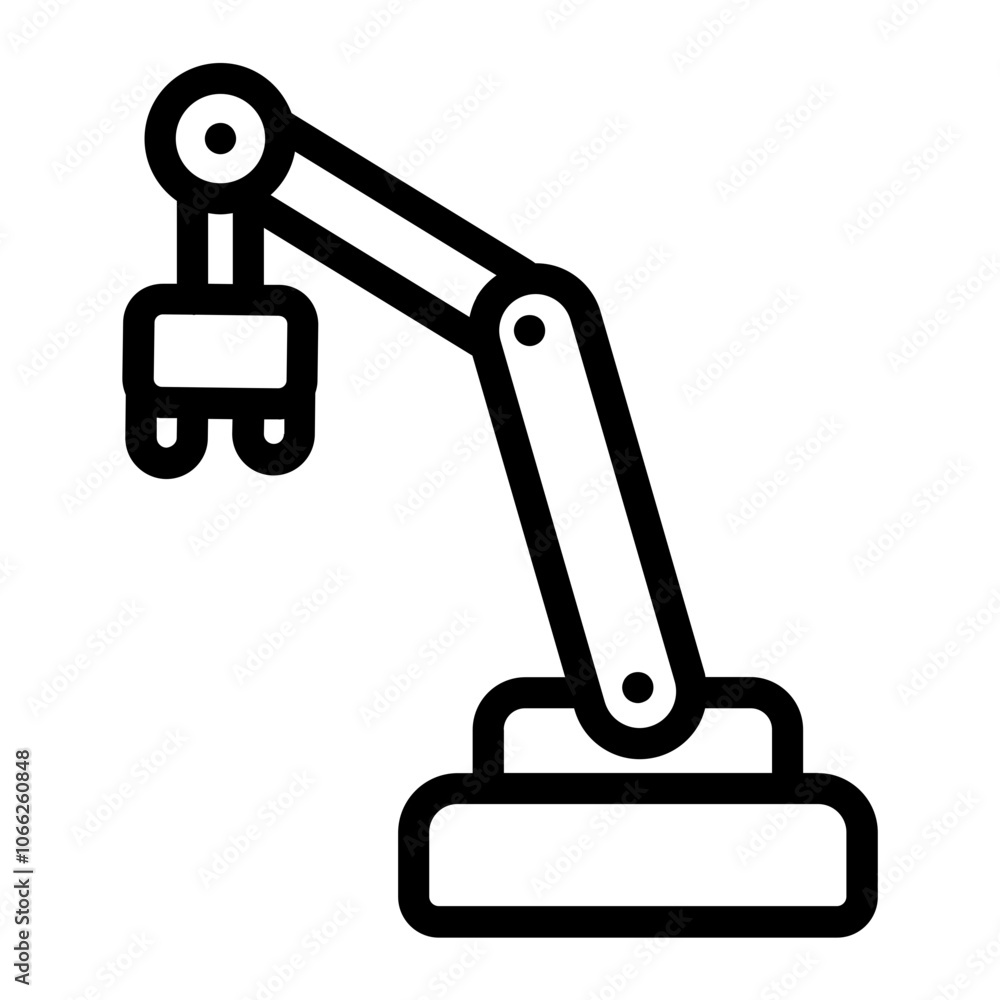 Robotic Arm Icon Robotic Arm Icon