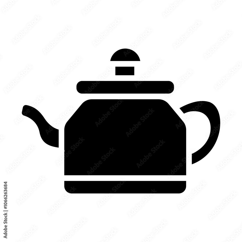 Obraz premium Teapot Solid Icon