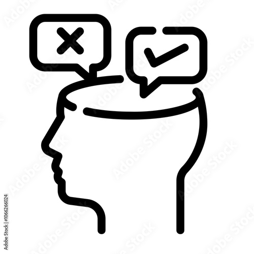 decision making Line Icon