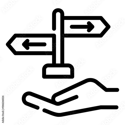 decision making Line Icon