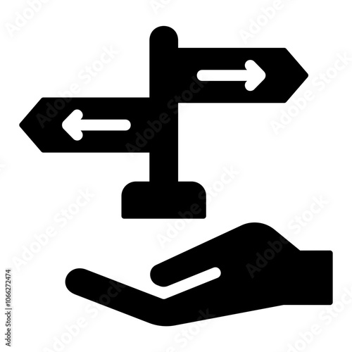 decision making Solid icon