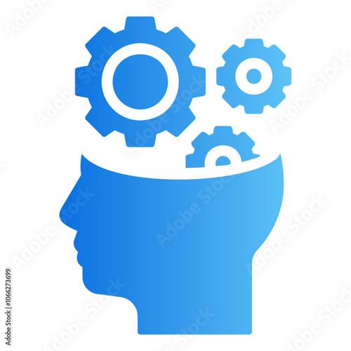 critical thinking Gradient icon