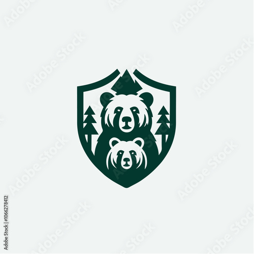 bear logo illustration