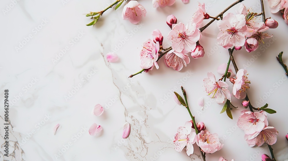 Pink Peach Blossoms on a White Background - a vibrant and refreshing visual. The blossoms create a cheerful and delicate atmosphere. Pink Peach Blossoms on a White Background - a vibrant and refreshing visual. The blossoms create a cheerful and delicate atmosphere.