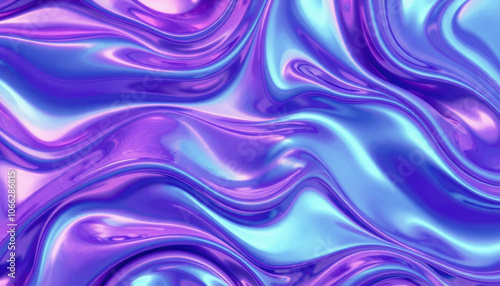 vibrant, flowing texture of purple and blue hues creates mesmerizing visual effect, perfect for backgrounds or artistic designs