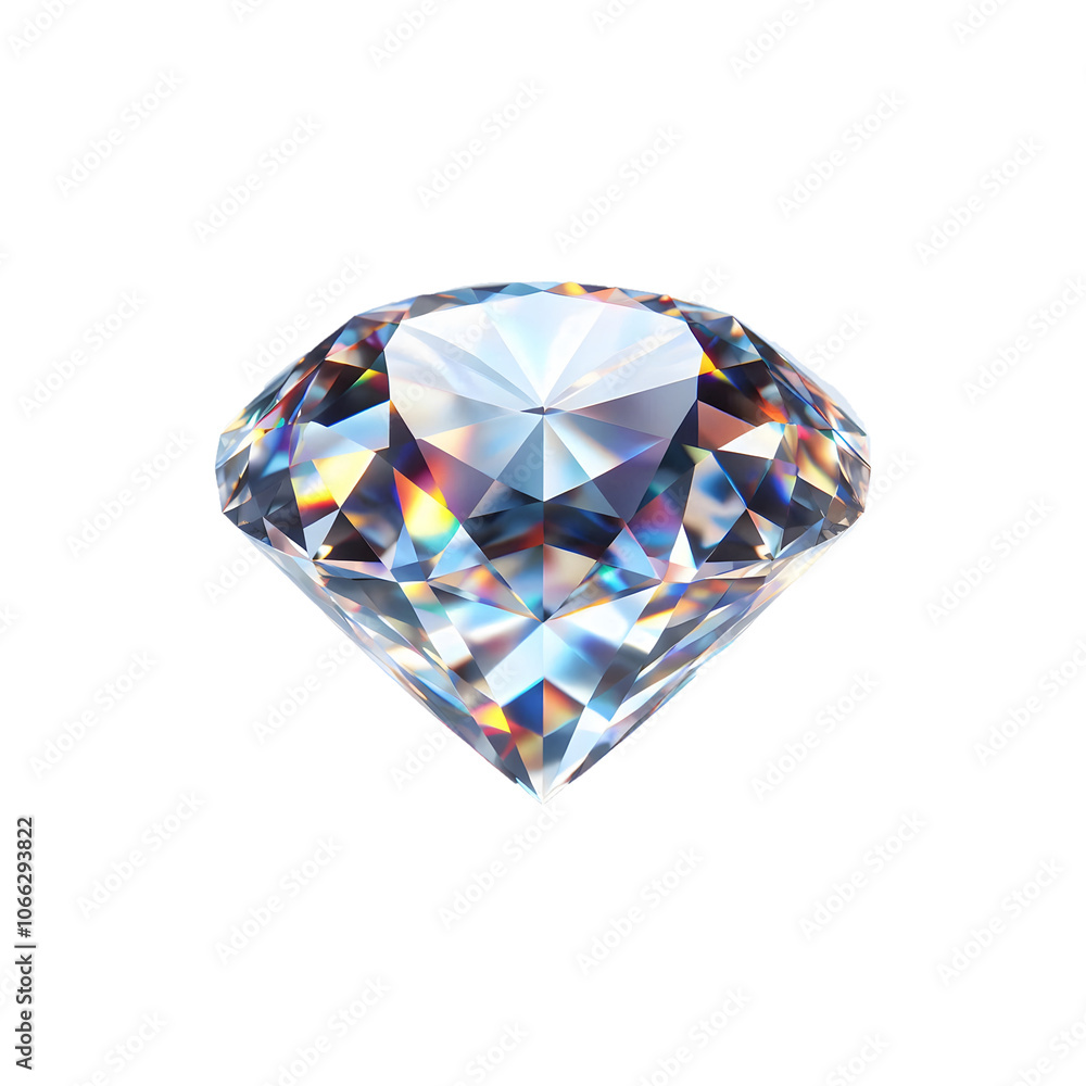 Fototapeta premium 3D Beautiful diamond png