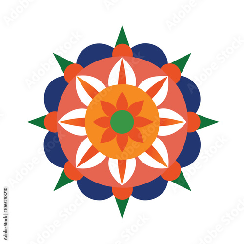 Mandala art graphic recourses Vector Illustration