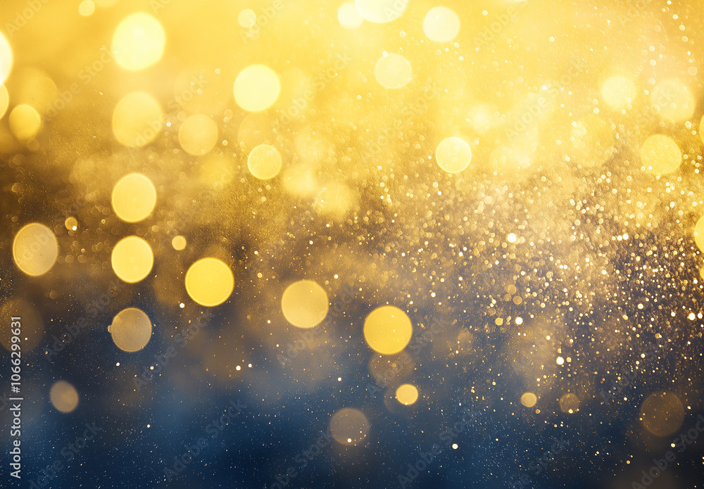 Golden light spots background, a dreamy visual feast Golden light spots background, a dreamy visual feast