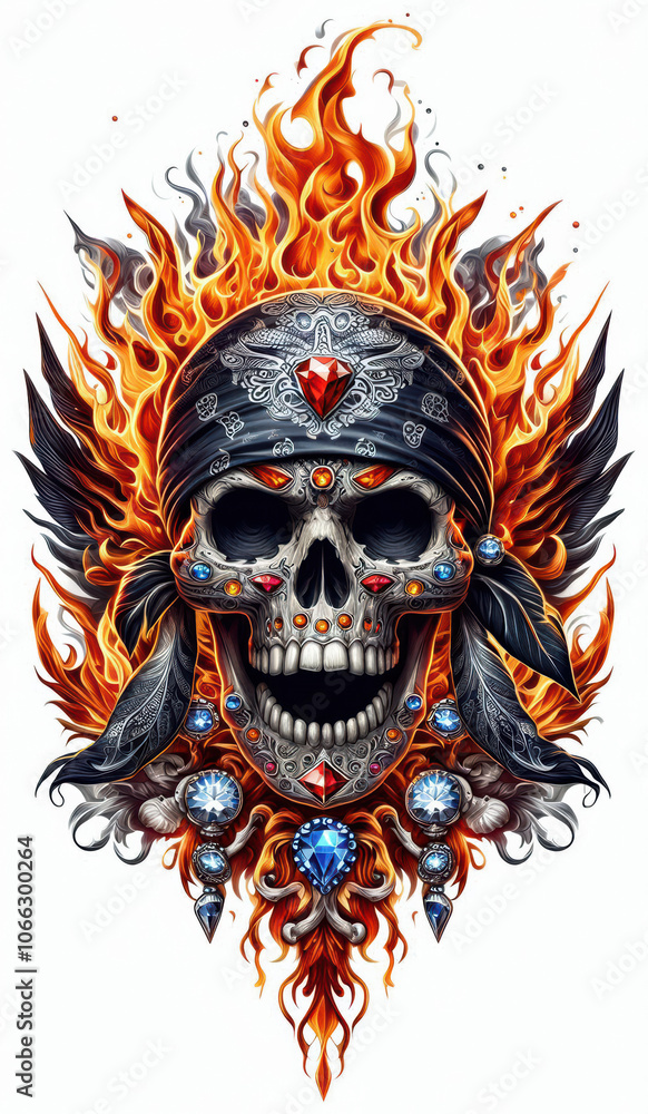 TATOO タトゥ 刺青ドクロ TATOO タトゥ 刺青ドクロ