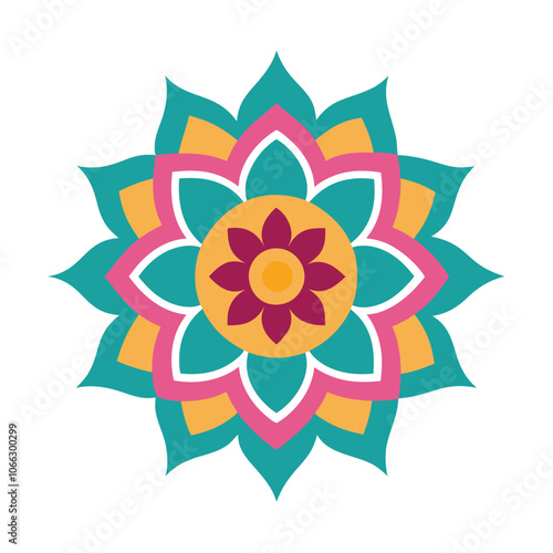 Mandala art graphic recourses Vector Illustration