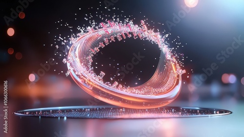 Abstract Visualization of Cost of Capital Concepts