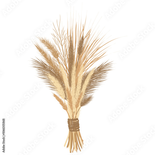 dried flower bouquet
