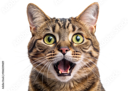 Surprised Cat image Transparent PNG