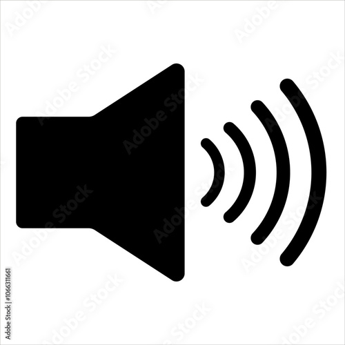 Fotografía Sound icon, volume symbol, dynamics sign
