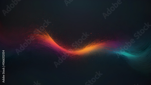 Teplate background with lights. Magic background with colorful lights. AI generated image, ai photo