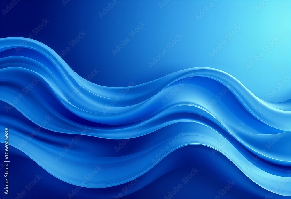 Fototapeta premium Elegant Jean surface with abstract waves and flowing lines.