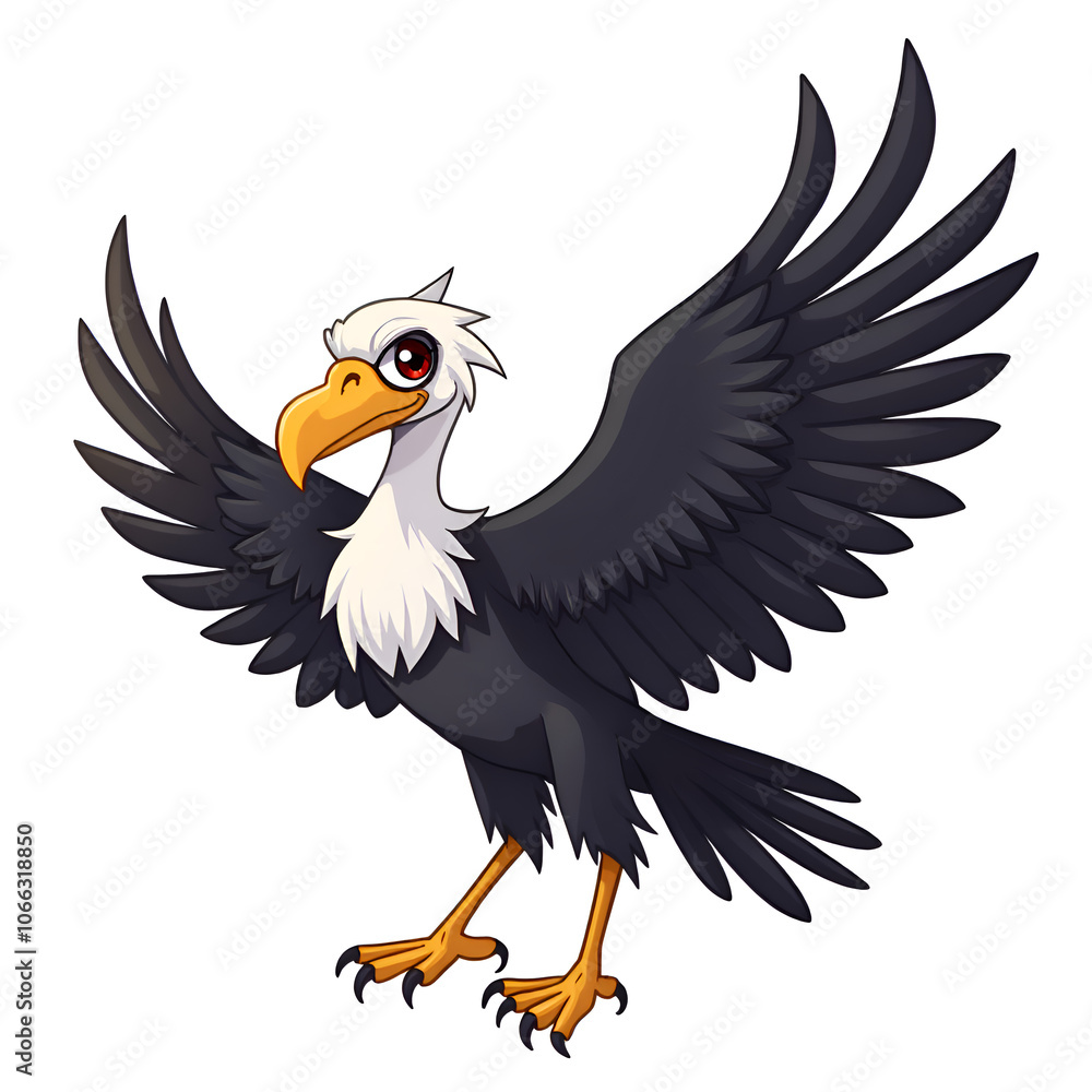 Fototapeta premium Soar high with the spirit of adventure and discover new horizons with every flight , digital art of fantasy creature concept.