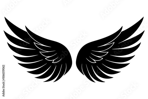 Angel Wings | isolated vector illustration on white background