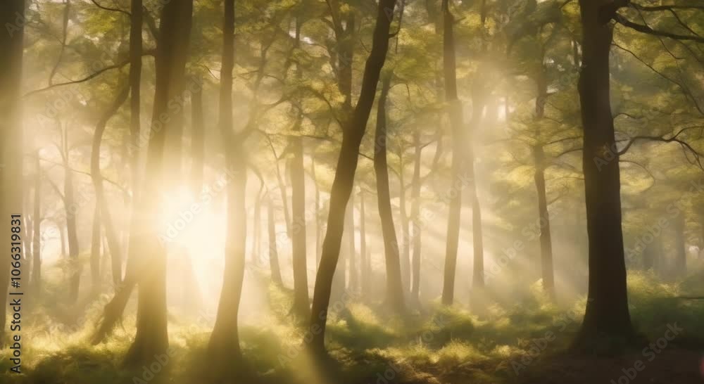 Nature’s Light Show in a Quiet Forest Nature’s Light Show in a Quiet Forest