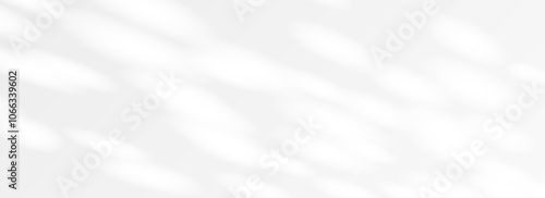 Natural sunlight and shadow wallpaper. Dapple light glare surface background for mockup, template, banner, overlay, poster. Spotted light beams and rays reflex on surface, wall, ceiling, floor. Vector
