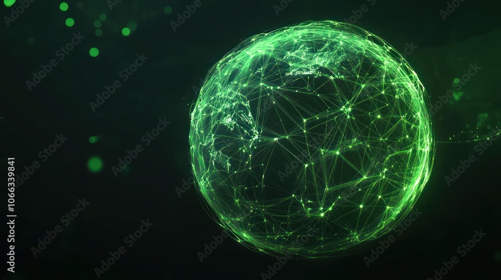 Obraz premium Digital Globe