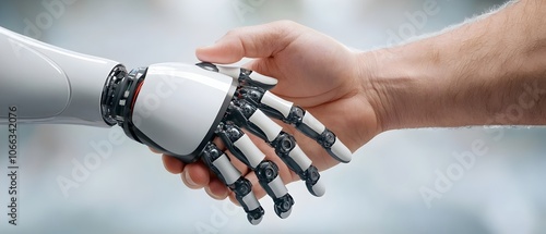 Futuristic Connection of Human and Robot Hands Collaborating over a Digital Network of Big Data and Advanced Technologies like Machine Learning and Intelligence