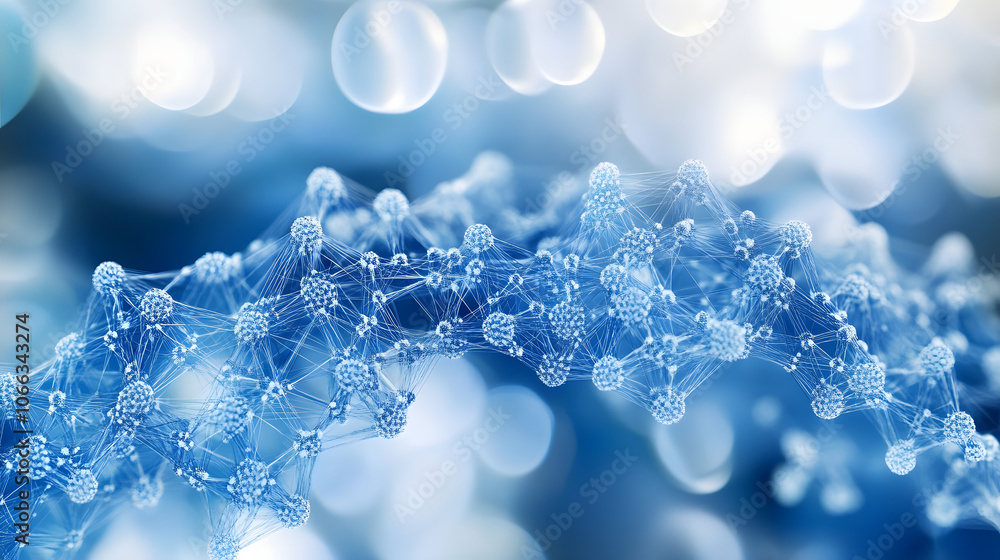 abstract blue background with network of polygons abstract blue background with network of polygons