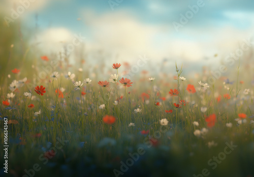 poppies in the field