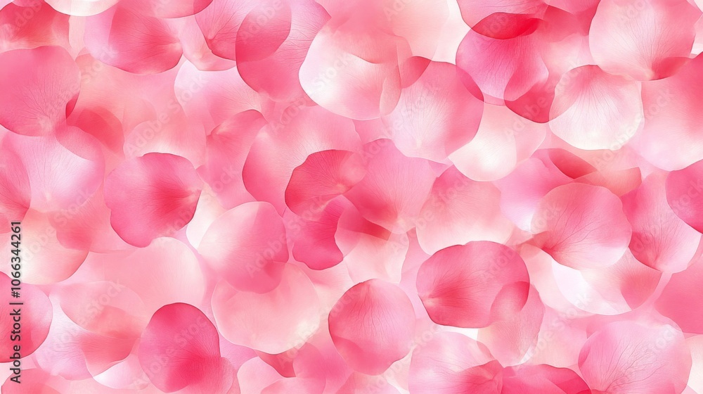 A Close-Up View of Delicate Pink Rose Petals A Close-Up View of Delicate Pink Rose Petals