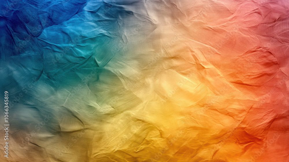 Obraz premium vibrant, textured gradient with blue, orange, and yellow hues