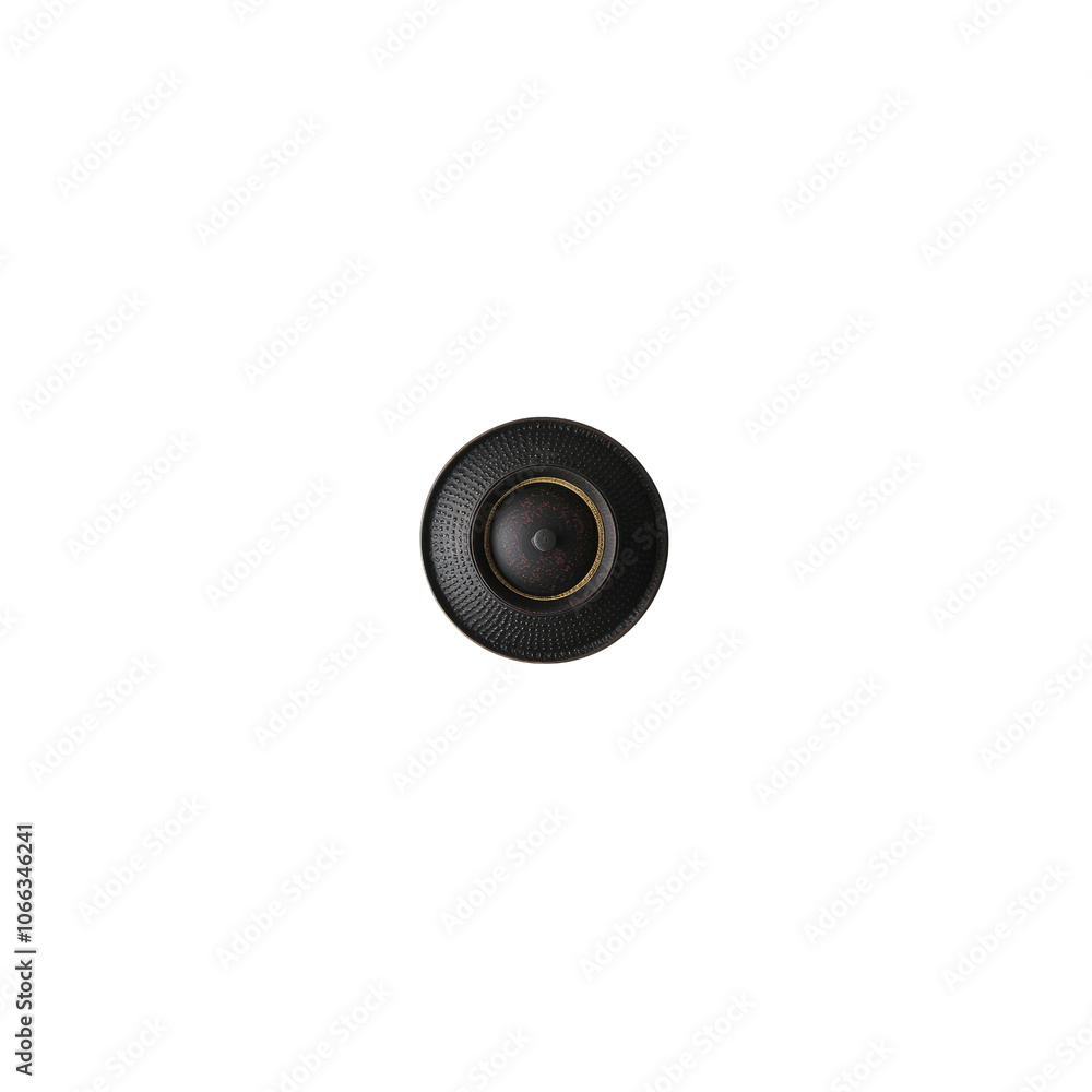 Black and Gold Teapot Lid Black and Gold Teapot Lid