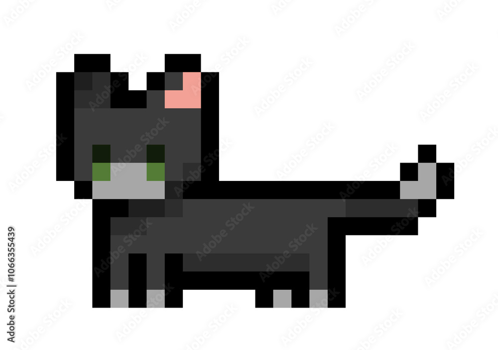 cute cat pixel icon 2 cute cat pixel icon 2