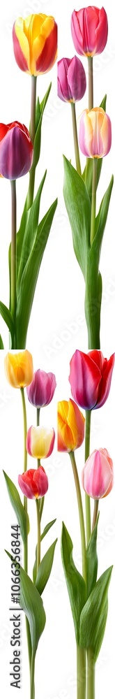 Naklejka premium bouquet of tulips