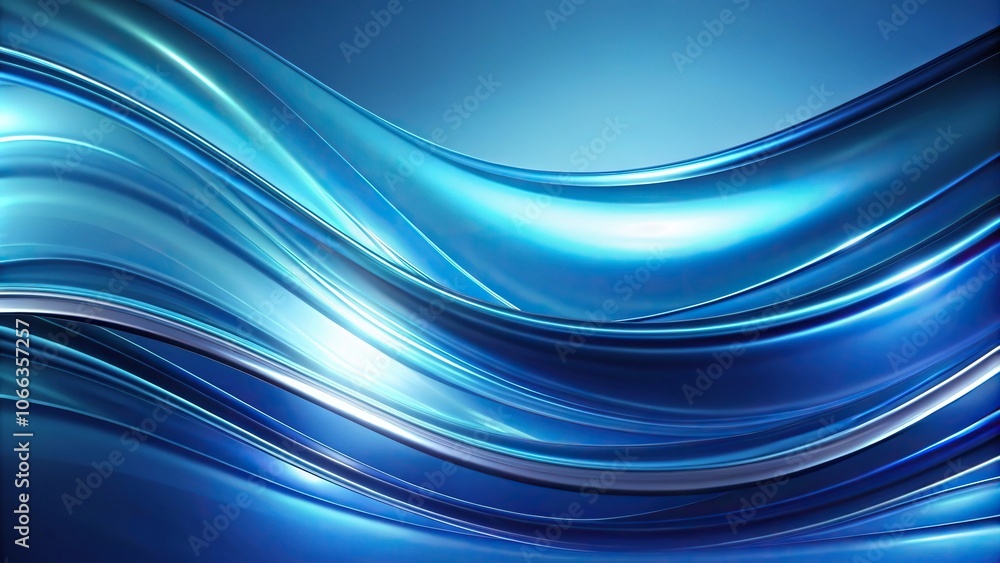 abstract blue background with glossy curves abstract blue background with glossy curves