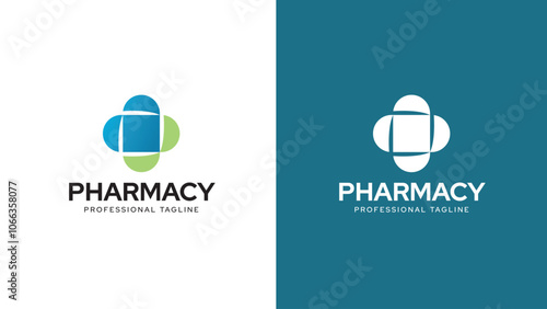 Medical Logo. Healthcare and Pharmacy Logo Design and Icon Template