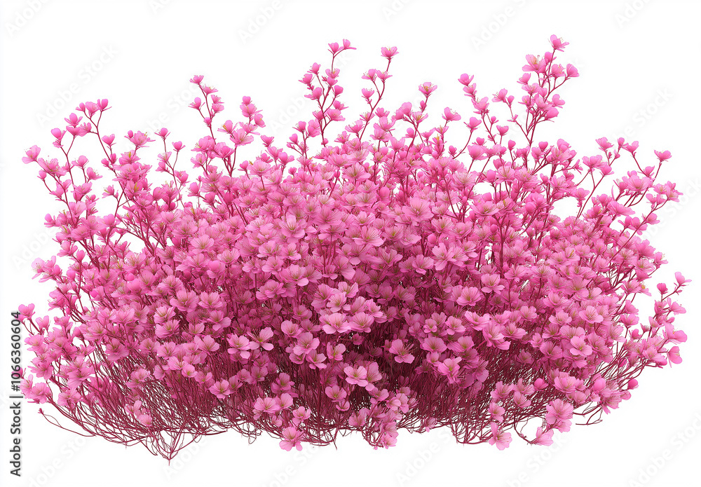 pink flowers isolated on white pink flowers isolated on white