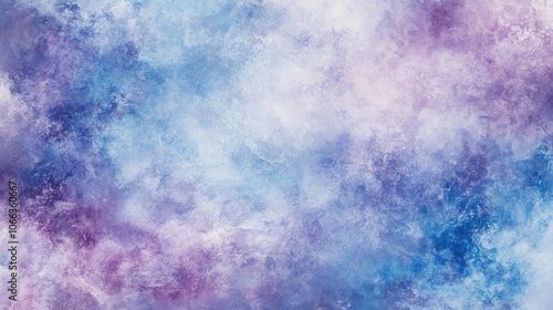 Purple and blue abstract watercolor backdrop