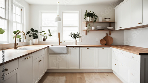 Bright Scandinavian Kitchen