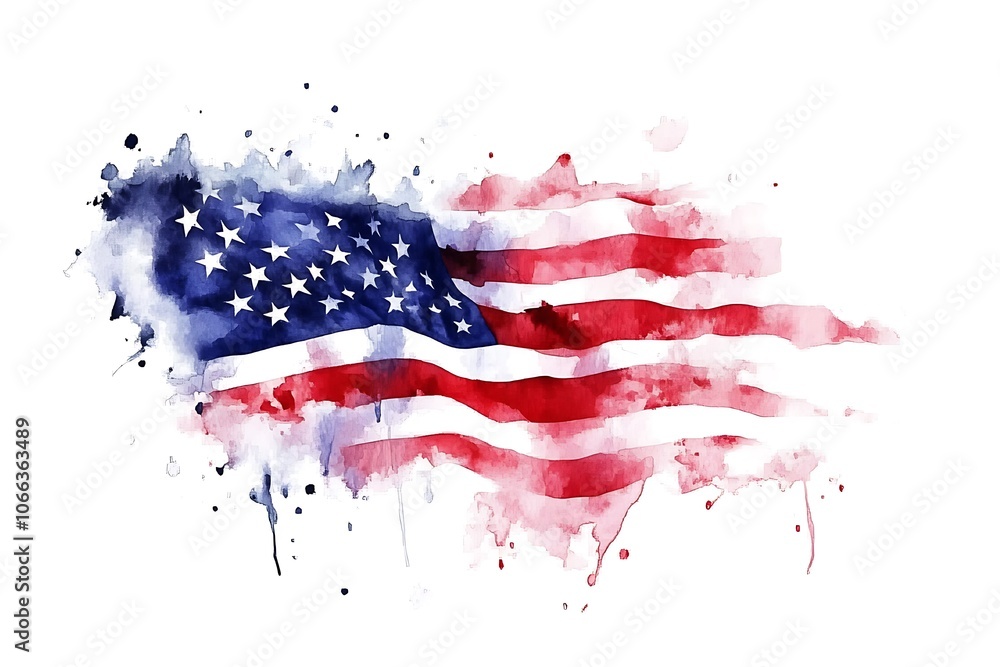 Grungy distressed stars and stripes flag of the USA Grungy distressed stars and stripes flag of the USA
