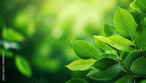 green leaves background