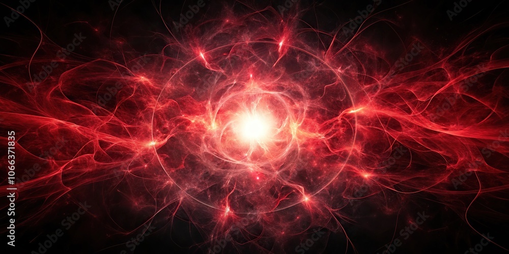 Abstract dark background with red energy Abstract dark background with red energy